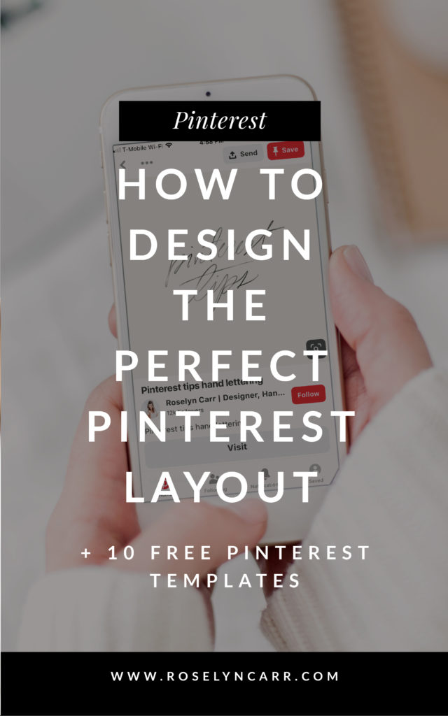 pinterest marketing - how to design the perfect pinterest board + free template
