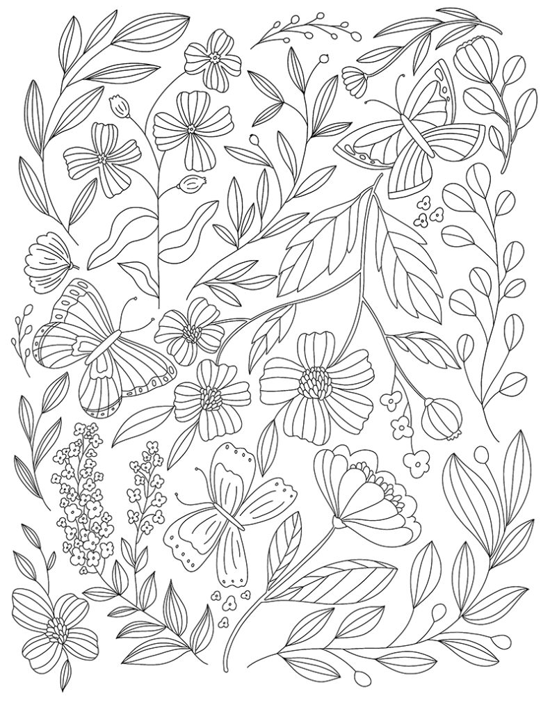 free coloring pages blog